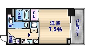 エスライズ四ツ橋  ｜ 大阪府大阪市西区京町堀1丁目（賃貸マンション1K・6階・26.82㎡） その2