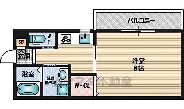 ヴィラ泉 ｜大阪府吹田市泉町５丁目(賃貸アパート1K・2階・28.00㎡)の写真 その2