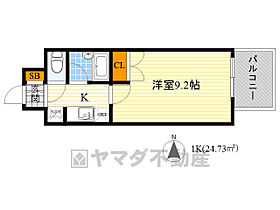 パークフラッツ江坂  ｜ 大阪府吹田市豊津町2番9号（賃貸マンション1K・2階・24.73㎡） その2