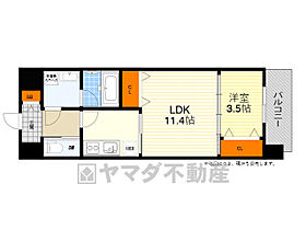 フレンシアノイエ江坂(旧:アンフィニ13江坂リュクス)  ｜ 大阪府吹田市江の木町8番7号（賃貸マンション1LDK・5階・36.97㎡） その2