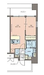 プレジオ緑地公園 1LDKの間取図画像
