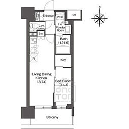 間取図画像 1LDK