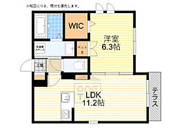ヘーベルメゾン豊中 1LDKの間取図画像