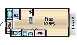 プランドール ワンルームの間取図画像