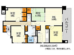 ディーグラフォート千里中央 3SLDKの間取図画像