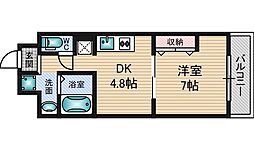 第17関根マンション 1DKの間取図画像