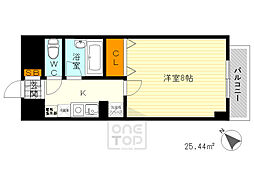 フェニックス穂波 1Kの間取図画像