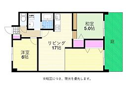 パーク・ヴイラ 2LDKの間取図画像