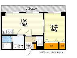 グランピーノ桃山台 1LDKの間取図画像