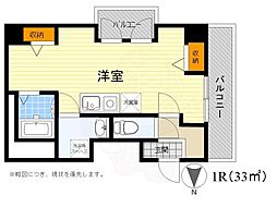 グランピーノ桃山台 ワンルームの間取図画像
