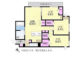 wellen岸辺 3LDKの間取図画像