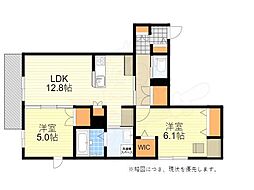 COM千里南町 2LDKの間取図画像