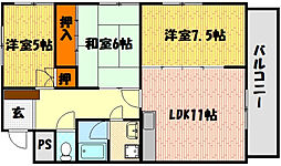 間取図画像 3LDK