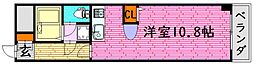 サントピアトムテ ワンルームの間取図画像