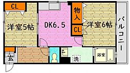 間取図画像 2DK