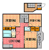 メゾンヒル.牛田 201号室 ｜ 広島県広島市東区牛田東３丁目11-26（賃貸アパート3LDK・2階・65.57㎡） その2