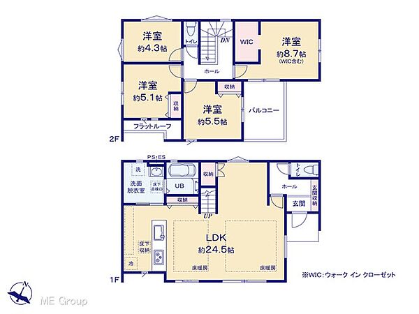 間取りを拡大表示