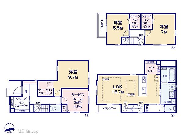 間取りを拡大表示