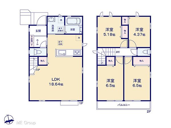 間取りを拡大表示