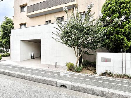 エントランスには緑感じる植栽。マンションに彩りを演出してくれます!