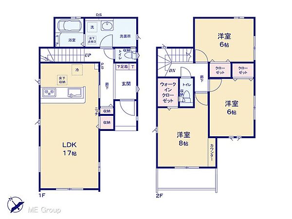 間取りを拡大表示