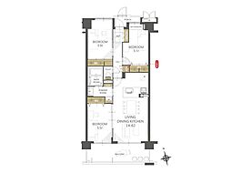 サンクレイドルおゆみ野中央 3LDKの間取図画像
