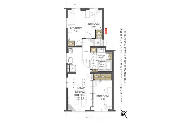 間取りを拡大表示