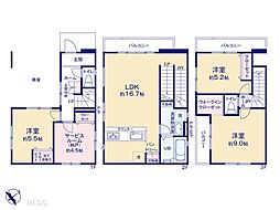 市川市本塩　新築一戸建て　2期　全2棟