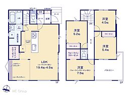 佐倉市井野12期　新築一戸建て　全1棟