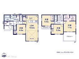 富里市日吉台5丁目　2期　新築一戸建て　全1棟