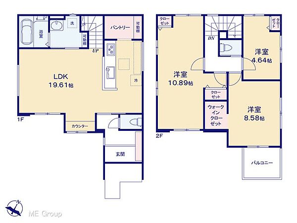 間取りを拡大表示