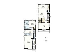 千葉市若葉区みつわ台1丁目　新築一戸建て　全3棟 Ｂ号棟
