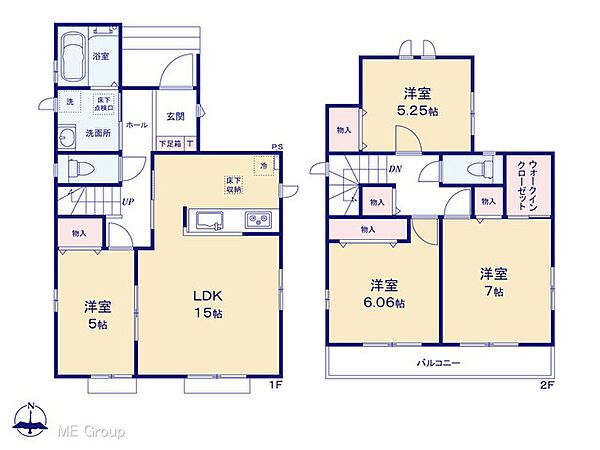 間取りを拡大表示