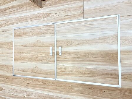 床下収納付き!日用品・非常用品の収納にも大活躍。