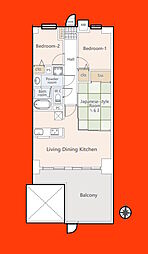 ライオンズガーデン稲毛園生町 3LDKの間取図画像