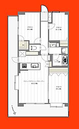 藤和シティホームズ習志野 3LDKの間取図画像