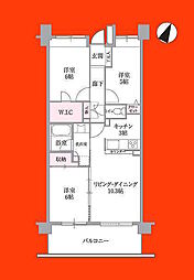 グーディッシュ北小金 3LDKの間取図画像
