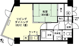 間取図画像 1LDK
