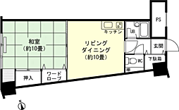 スポーツメント湯沢2A棟 1LDKの間取図画像