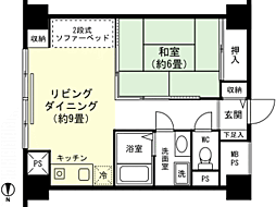 プレジール湯沢 1LDKの間取図画像