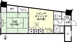 スポーツメント湯沢2A棟 1LDKの間取図画像