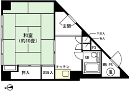 ライオンズマンション越後湯沢 1Kの間取図画像