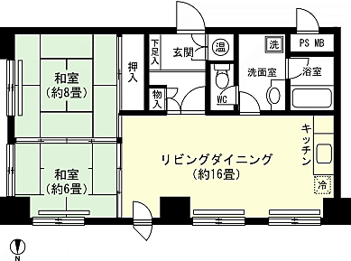 間取りを拡大表示