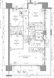 サーパス防府駅マークフロント 3LDKの間取図画像