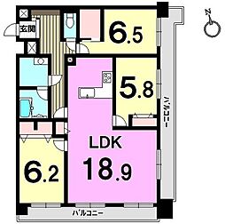 間取図画像 3LDK