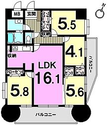 間取図画像 4LDK