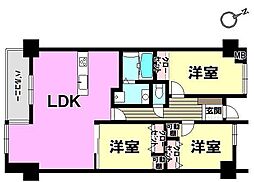 間取図画像 3LDK
