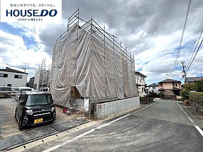 外観:【大野城市大城 新築戸建て 6号棟】◆大城小学校まで歩4分 外観:【大野城市大城 新築戸建て 6号棟】◆大城小学校まで歩4分