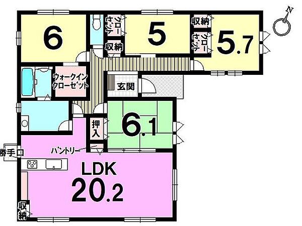 間取りを拡大表示