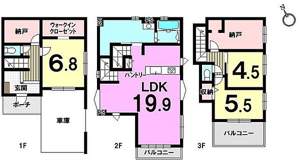 間取りを拡大表示